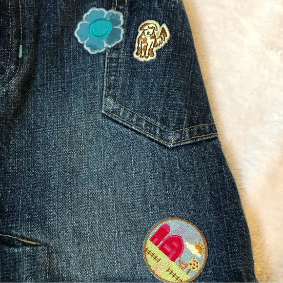 Baby GAP Denim Skirt with Farm Theme patches - Picture 5 of 10